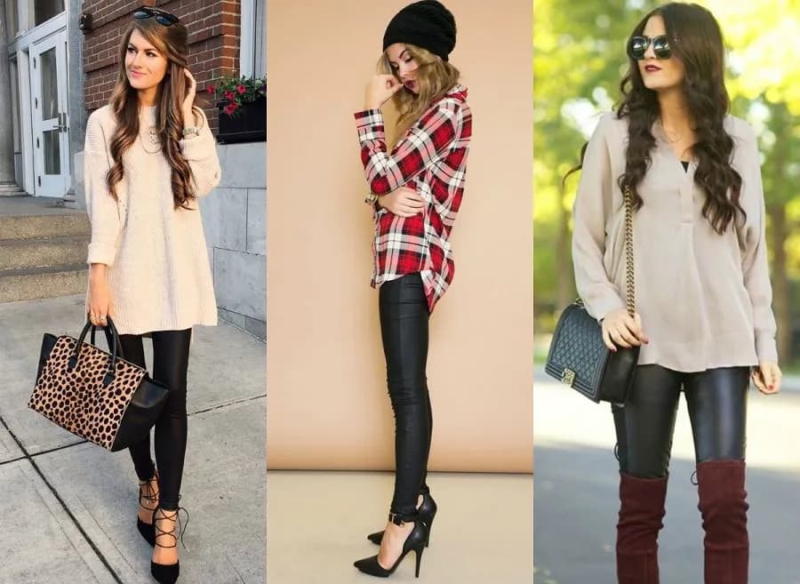 Najlepsze stylizacje skórzanych legginsów na każdą okazję i sezon