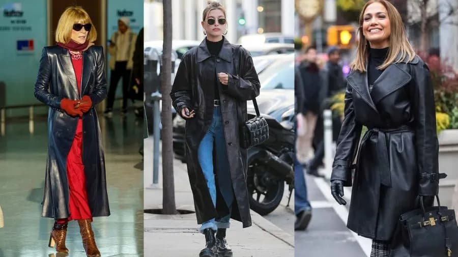 Stylizacje z płaszczem skórzanym damskim – inspiracje na każdą okazję