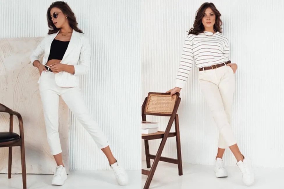 Co do białych spodni - najlepsze stylizacje, które zaskoczą każdego