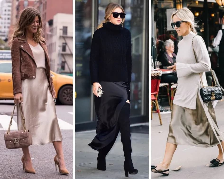 Satynowa sukienka stylizacje: Jak łączyć fasony i dodatki na różne okazje