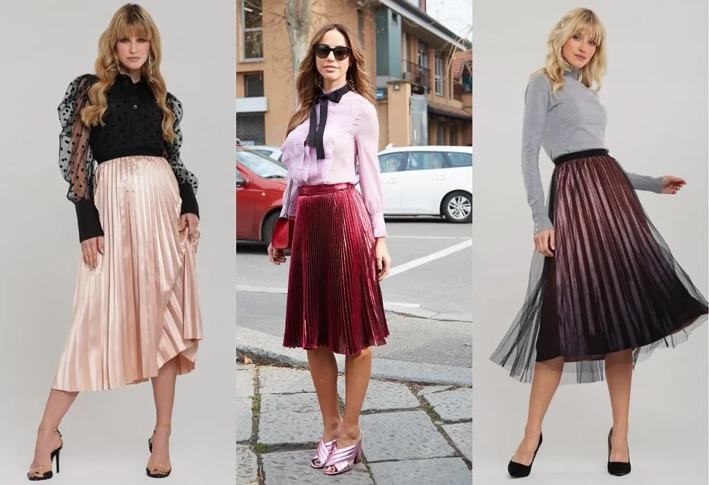 Plisowana spódnica stylizacje na wesele: elegancja, trendy i inspiracje