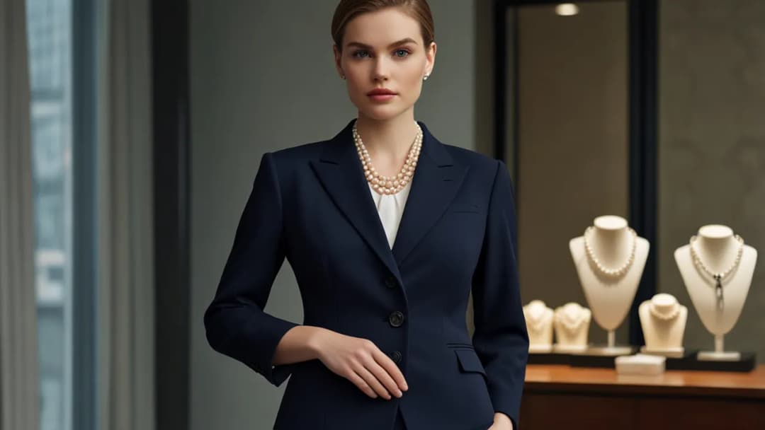 Granatowy garnitur damski stylizacje - wyjątkowe pomysły na każdą okazję